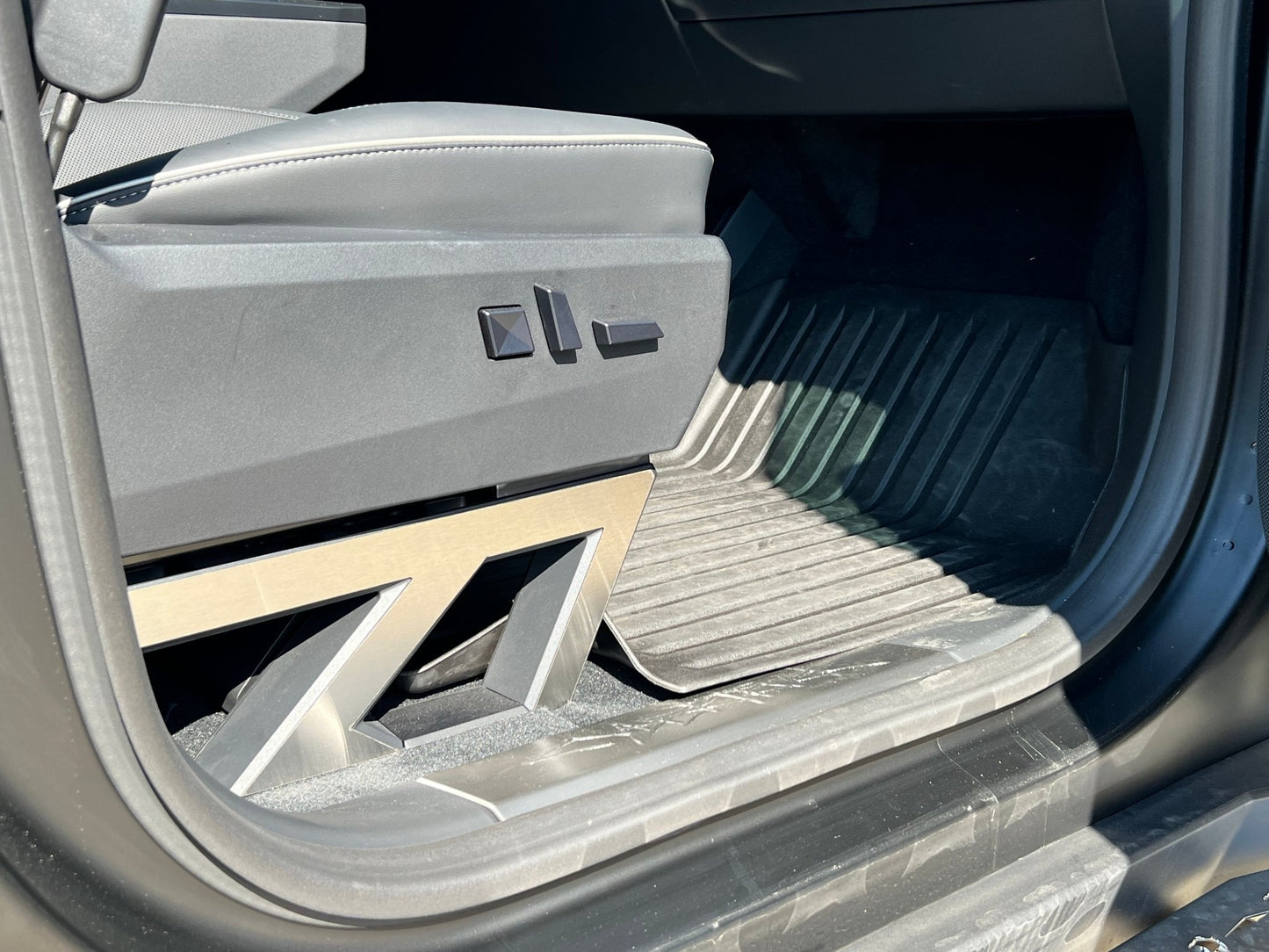 Seat Base Trim (Brushed Satin) for Cybertruck