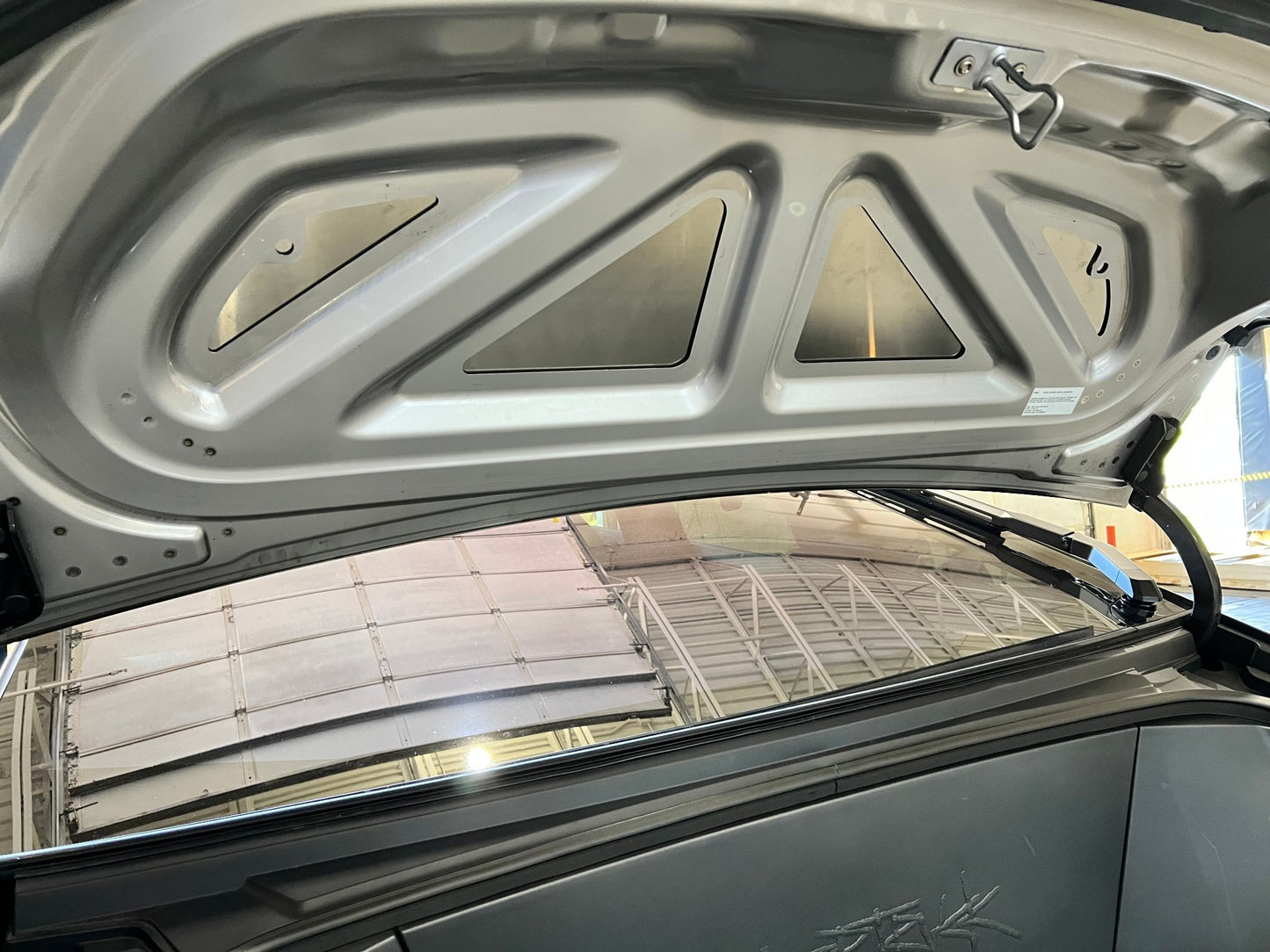 Stainless Steel Hood Panel Trim (Brushed Satin) for Cybertruck