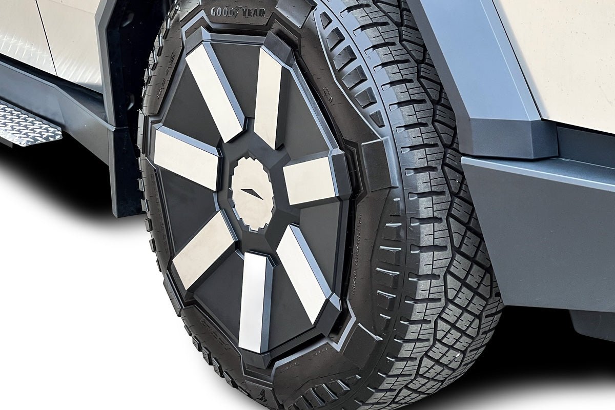 Wheel Trim with Solid Spokes for Cybertruck — Set of 4