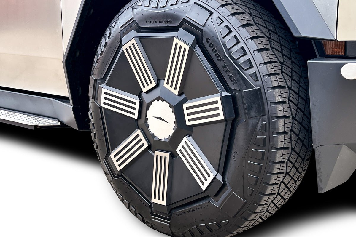 Wheel Trim with Slotted Spokes for Cybertruck — Set of 4