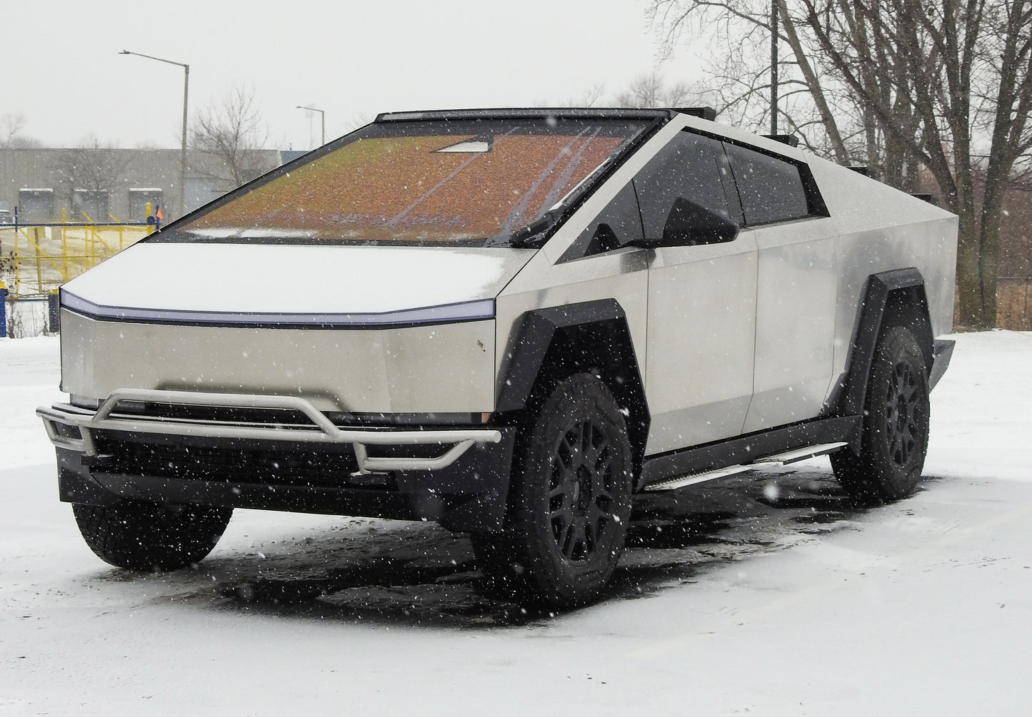 Pictured: Double-Tier Brush Guard (Brushed Satin)