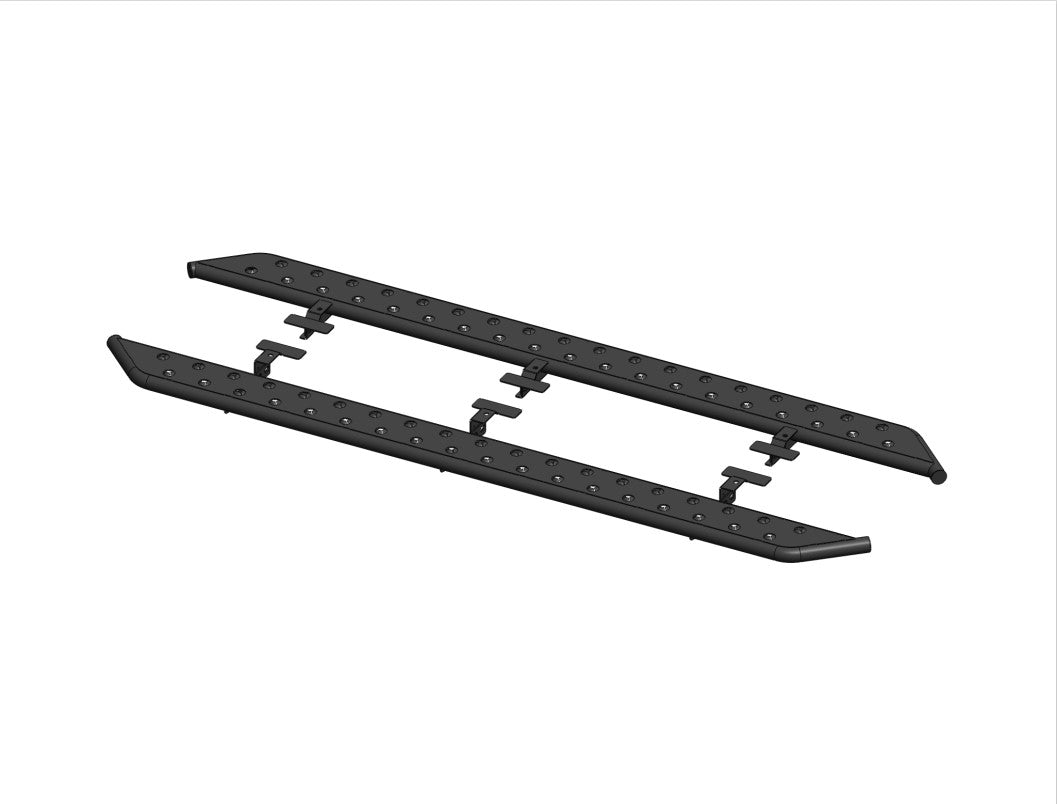 Stainless Steel Running Boards for R1T/Truck (Stealth Black)