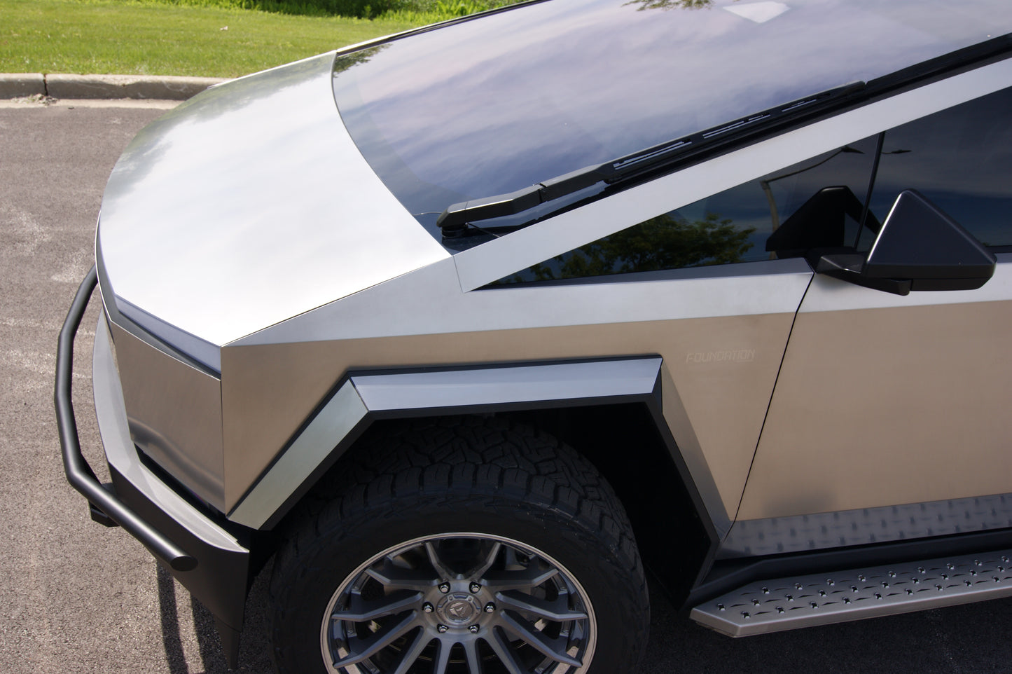 Stainless Steel Front Bumper Bar (Stealth Black)