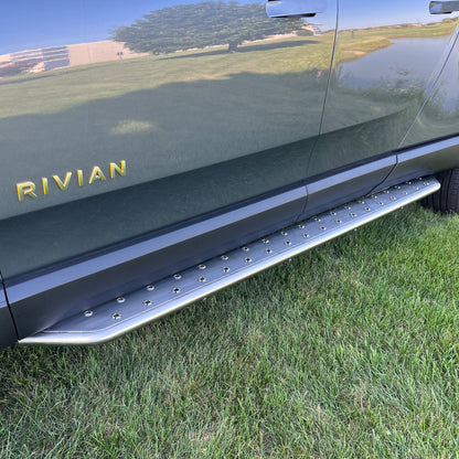Stainless Steel Running Boards for R1T/Truck (Brushed Satin)