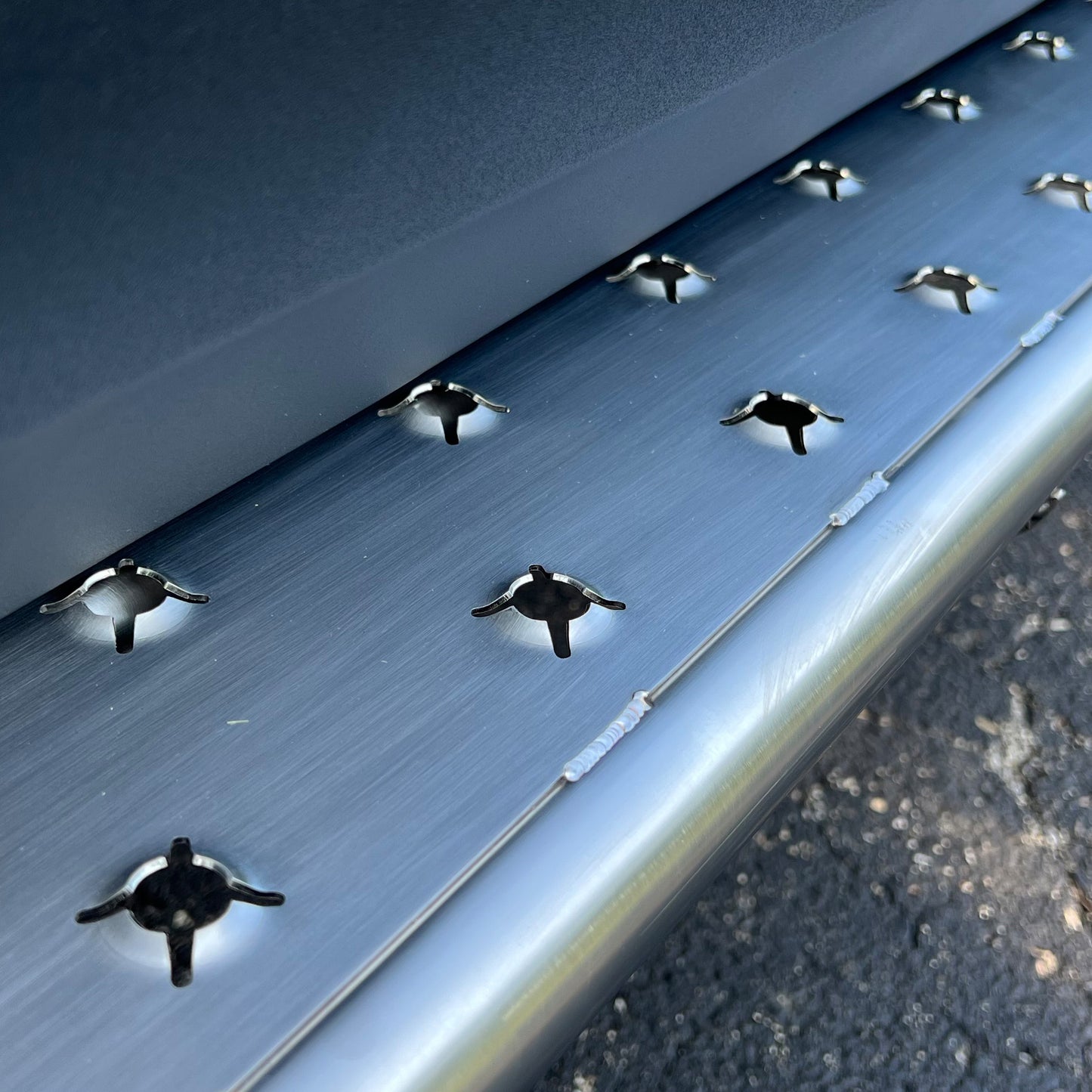 Stainless Steel Running Boards for R1T/Truck (Brushed Satin)