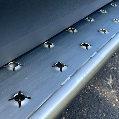 Stainless Steel Running Boards for R1T/Truck (Brushed Satin)